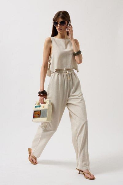 modamtn Side Tie Crop Blouse