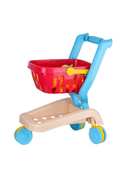 Tıfıl Toys Folding Grocery Cart with Toy Basket (Boxed) By-647