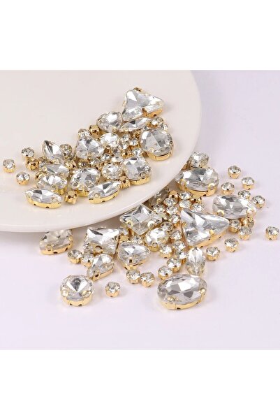 Choice12 crystal Sew On Rhinestones, Choupee 130PCS Sew On Glass Rhinestone M...