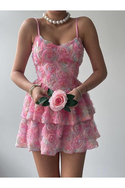 Butik Rochie cu bretele Flora