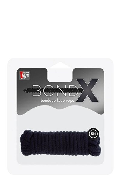 Bondy Bondage Rope, BondX, 5 m, Black