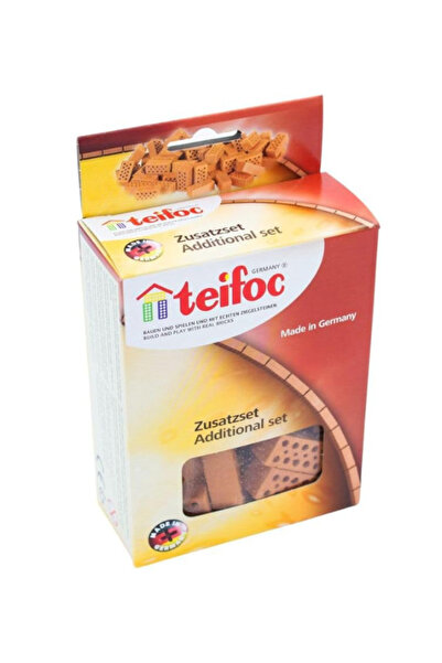 Teifoc طقم طوب عادي، أحمر، من 6 سنوات إلى 99 سنة