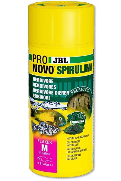 JBL Pro Novo Spirulina Flakes M 250ml 40gr.
