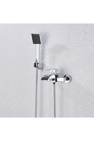 CasaVie Baterie cada cu robinet tip cascada, argintiu, cod 1444