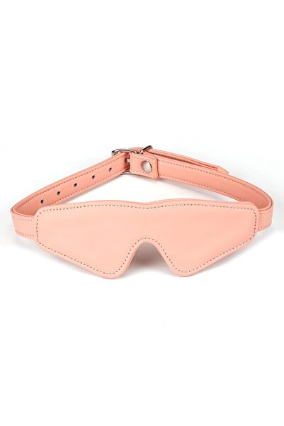 Liebe Seele Bandă pentru ochi din piele vegană, LOVE SEELE, roz, reglabilă