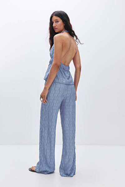 Pull & Bear Dokulu halter top