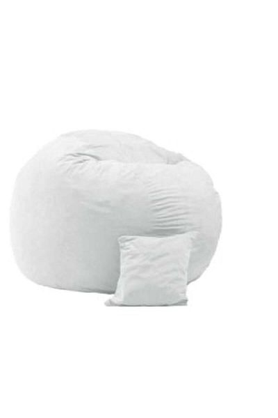 Pufrelax Set de tablouri King Size XL cu pene, material textil - gri angora