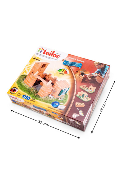 Teifoc مجموعة بناء الطوب والأسمنت للمبتدئين من ألمانيا Eitech