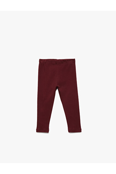 Koton Βασικό μακρύ κολάν από βαμβακερό καμισόλε με ελαστική μέση