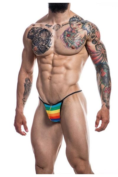 Cut4Men String Brief, Cut4Men, Rainbow Skai Model, Size M