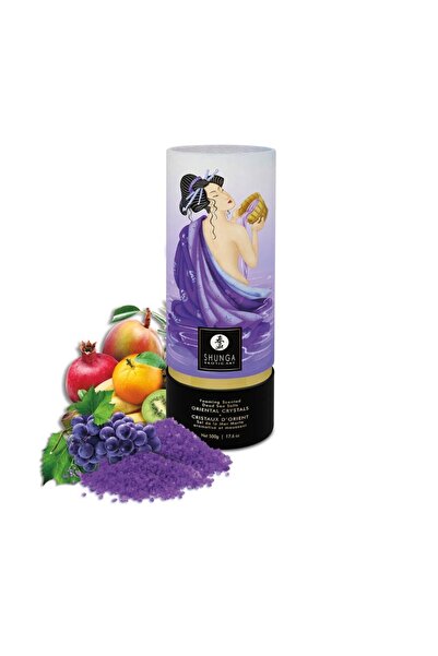 Shunga Sare de baie cu cristale orientale, fructe exotice, 500 g
