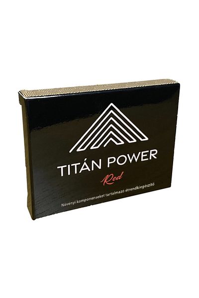 Pills Dietary Supplement, TITÁN Power Red, 3 Capsules
