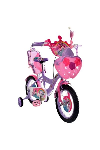 rexa دراجة معدنية مزودة بفرامل قرصية - مقاس 14، متينة وأنيقة للأطفال