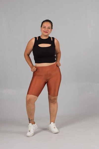 Truva XXL Shiny Plus Size Disco Leggings