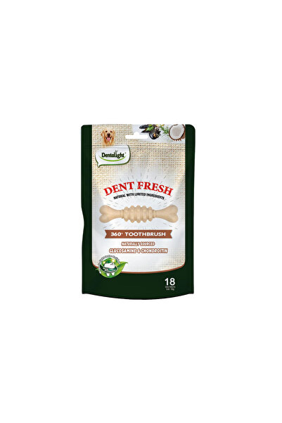 DENTALIGHT فرشاة أسنان 3 بوصة دنت فريش 360 درجة، مكافأة صحية للمفاصل للكلاب، ...