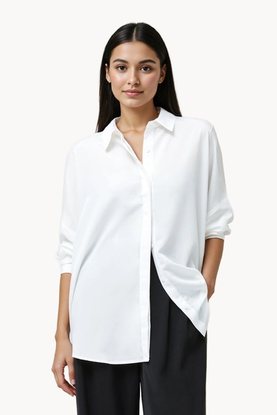 French Connection Caprina Crepe Button Shirt