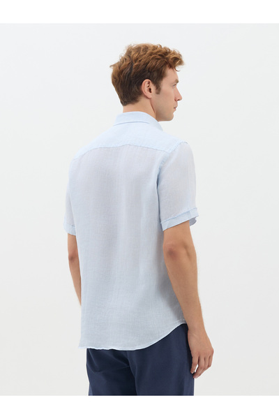 Karaca Erkek Modern Fıt Gömlek-Açık Mavi