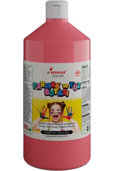 LiderGlobal . Rose Pink Finger Paint 1000 Gr 903970