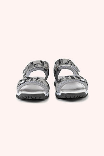 Panço Erkek Çocuk Gri Sandalet