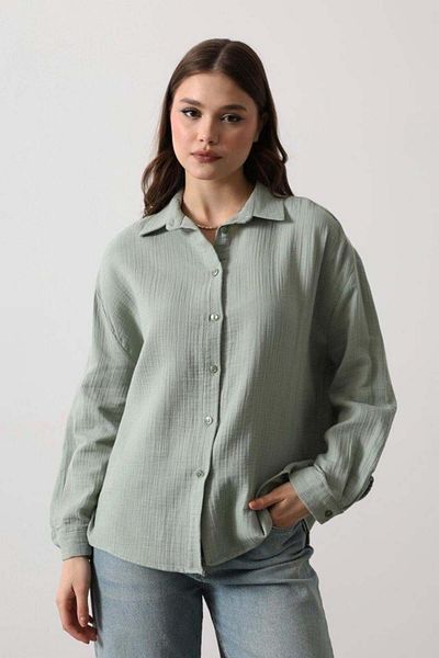 modamtn Muslin Long Sleeve Shirt - Khaki