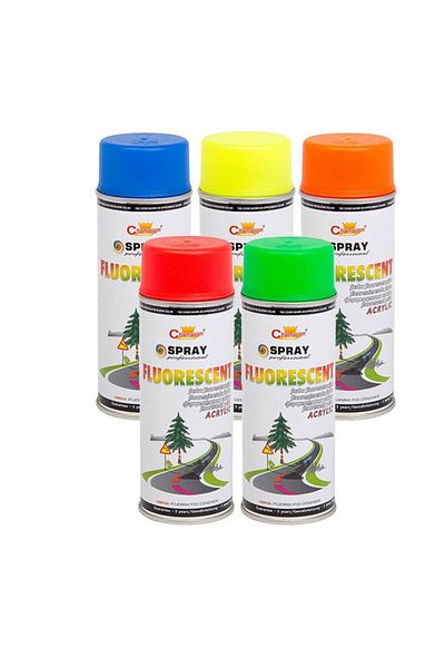 PROCART Spray fluorescent verde neon