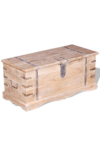 vidaxl Storage Chest Acacia Wood
