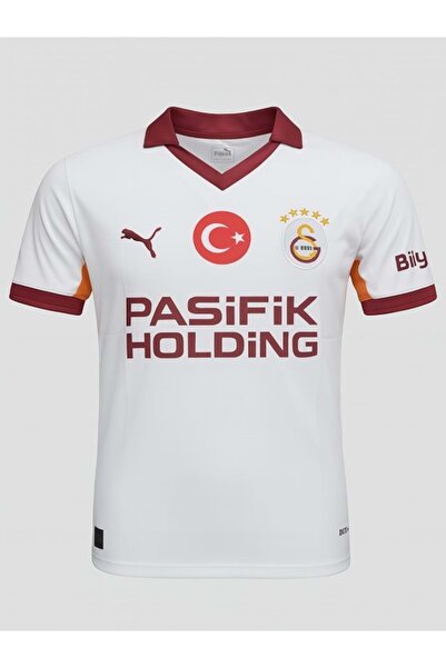Puma Galatasaray G02844 Genç Çocuk Deplasman Forma 2025-2026 - Beyaz - ST0284...