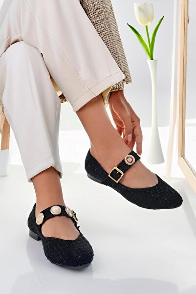 lady classy Γυναικεία παπούτσια μπαλαρίνας με λουράκια και ζώνη, ελαφριά, άνε...