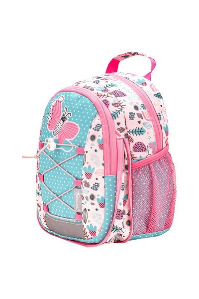 Belmil Rucsac mini Kiddy, multicolor, design fluture mic, material poliester, dimensiuni 9x20x23 cm