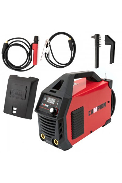 Campion Aparat de sudura invertor 300A rosu, masca, cabluri, clesti, ciocanel...