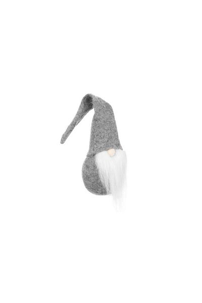 MT MALATEC Christmas toy, decorative gray elf, 30x8 cm, felt and plastic
