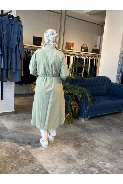 My Magazin Women's Hijab Long Linen Tunic 7390