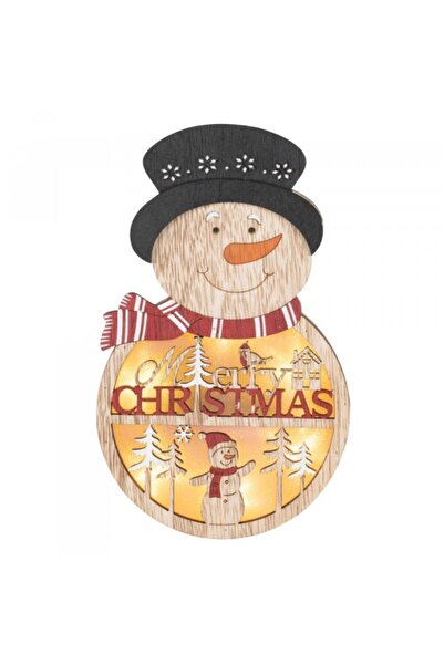 Home Decorațiune pentru fereastră Om de zăpadă cu iluminare LED, cronometru, ...
