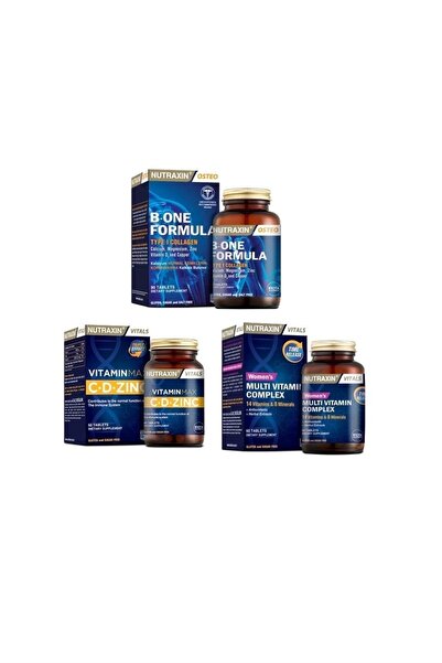 Nutraxin ب-واحد تركيبة 90 + فيتامين ماكس + فيتامينات متعددة للنساء 60 قرص