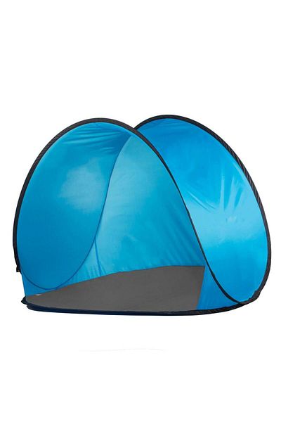 SERSIMO Semi-open Beach and Picnic Tent, UV Protection, 150x90x90cm, Blue Grey