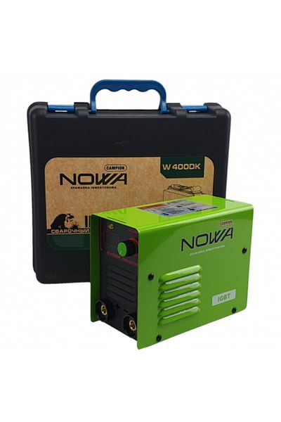 NOWA Invertor de sudura MMA 400 A cu geanta, masca si accesorii incluse