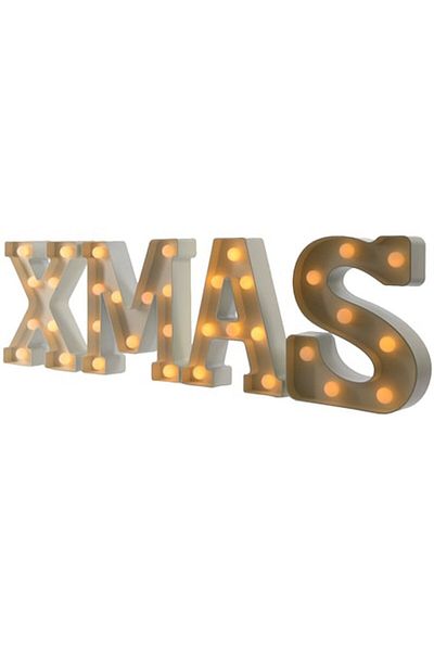idei Luminous Xmas decoration, warm light LEDs, 47 x 17 x 4 cm, battery powered