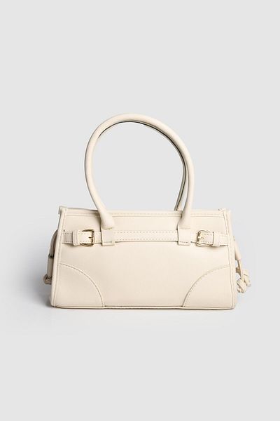La La'Graccio Paris La'Graccio Paris Women's Aura Soft Leather Handbag and Crossbody Bag Cream