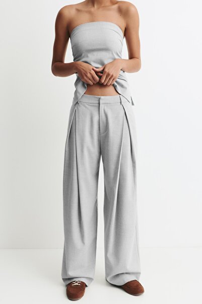 Pull & Bear Pilili klasik pantolon