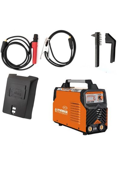 Uralmash Invertor pentru sudura CPH 300Ah MMA, masca simpla, palmari, electrozi, Accesorii incluse