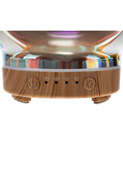 zola Υγραντήρας 3 σε 1, διαχύτης αρώματος, λάμπα RGB LED, τρισδιάστατο φόντο, χρονοδιακόπτης, 24x13 cm, 3 αρώματα