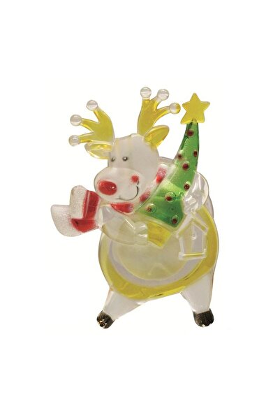 Home Reni LED multicolori, decorațiune de Crăciun pentru fereastră, atașament...