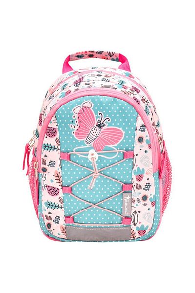 Belmil Rucsac mini Kiddy, multicolor, design fluture mic, material poliester, dimensiuni 9x20x23 cm
