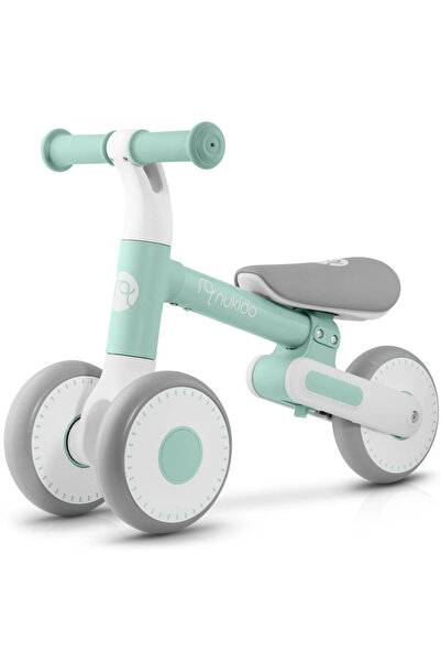 NUKIDO Bicicleta de echilibru Ride On Verde, de la 12 luni,scaun moale, inalt...