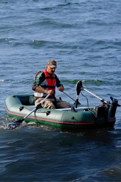 Oslo Fishing Team 2.40mt Haki Şişme Bot Haibo ET-54 Deniz-Göl Bot Seti