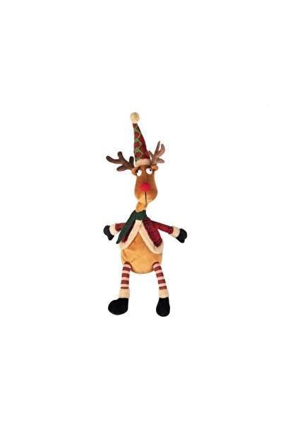 PROCART Plush reindeer, sings and dances, funny design, battery operated, 38cm