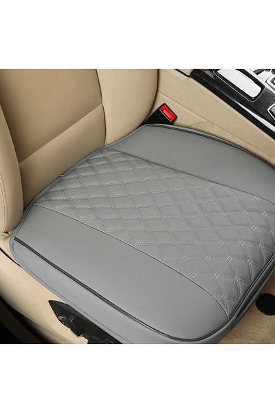 Elindor Car seat cover, universal, 54 x 53 cm, offers protection for the front seat, anti-slip, Gray