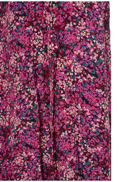 Eight Fashion Fusta lungă de damă, colorată, cu model floral, din viscoză