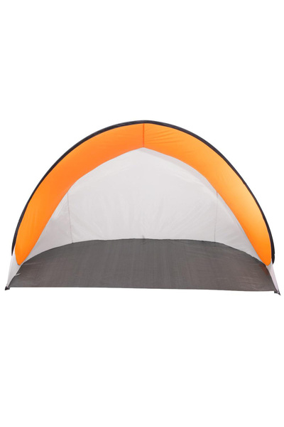 OEM Sersimo semi-open beach and picnic tent, UV protection, 200x120x110cm, orange gray