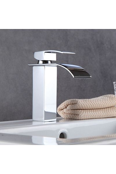 Rain Drop De la Robinetul Meu Baterie pentru lavoar, tip cascada, crom